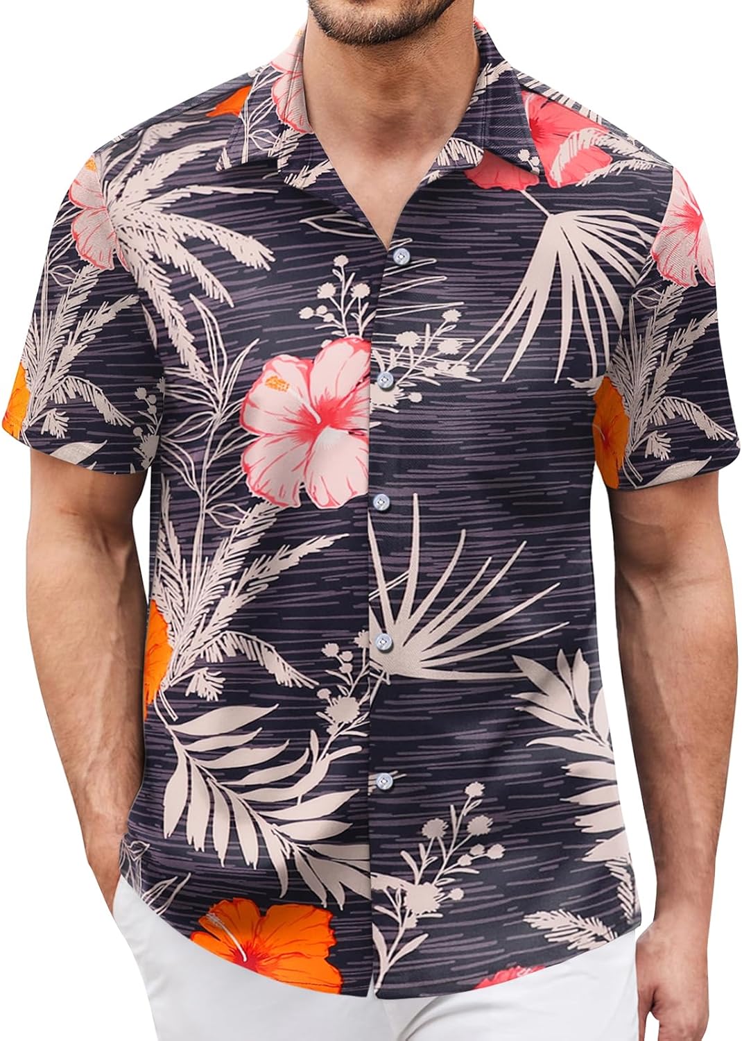 Hawaiian Shirt for Men, Unique Sleeves Printed Casual Shirt, Special Button Down...