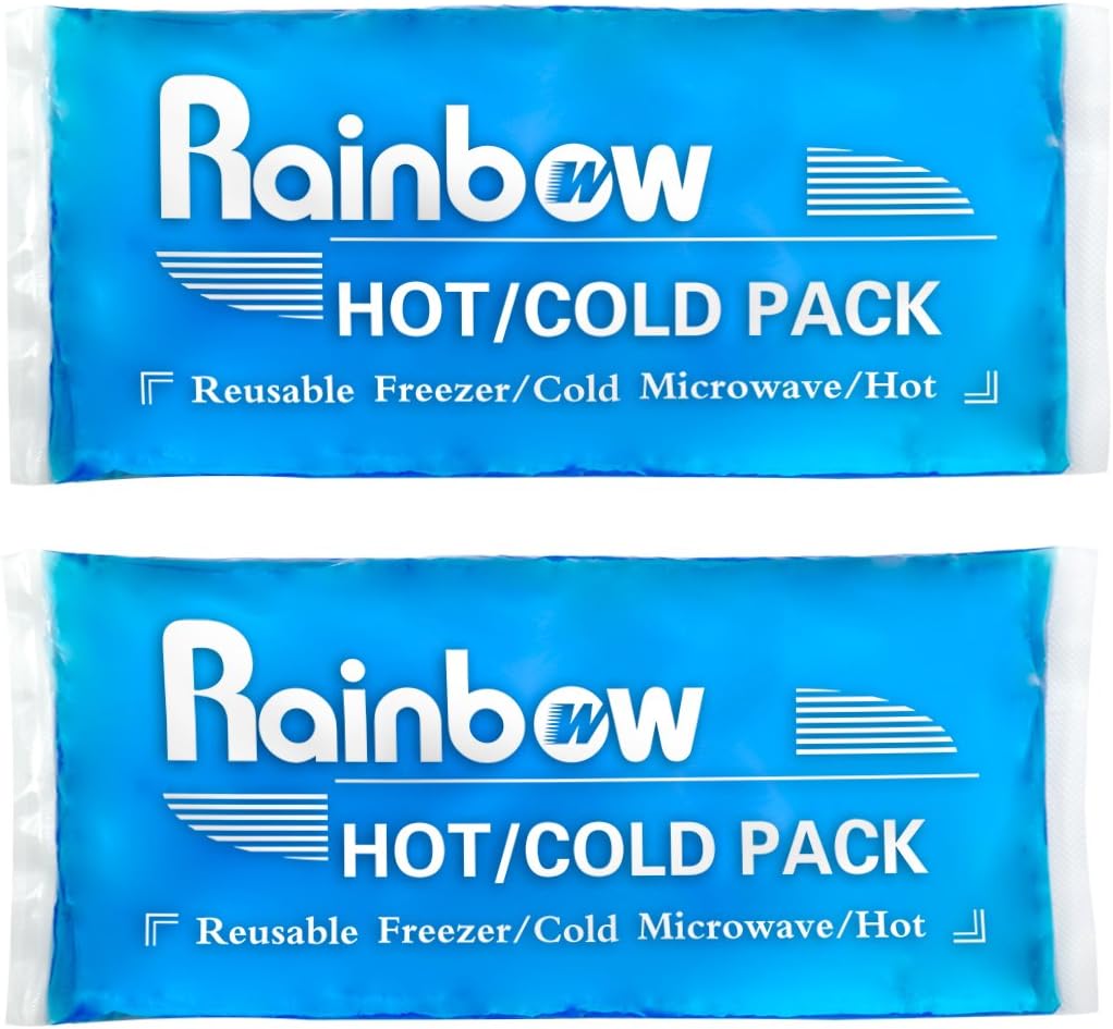 Soft Ice Packs Reusable Gel Pack 2, Hot and Cold Gel Ice Packs for Injuries, Hea...