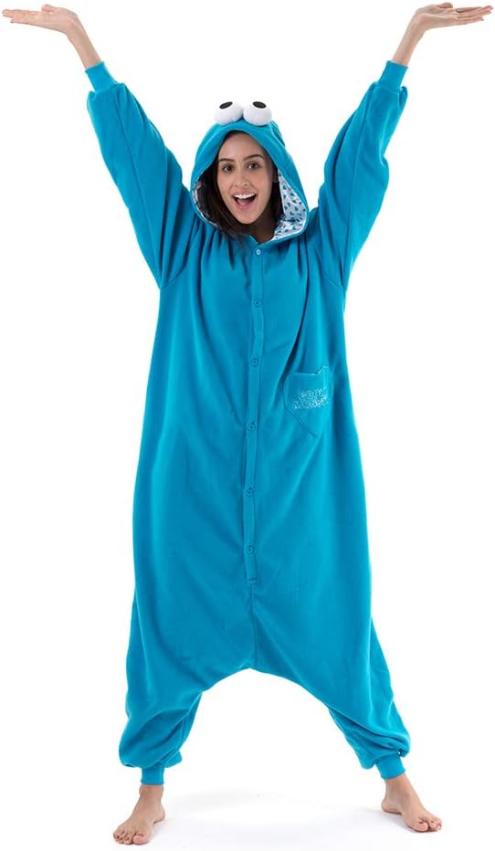 Beauty Shine Unisex Adult Onesie One Piece Pajamas Cosplay Cartoon Costume Hallo...