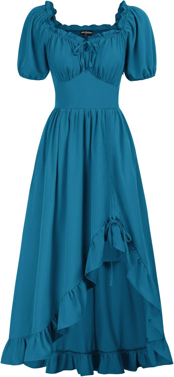 Scarlet Darkness Dress, Special Cottagecore Corset Dress for Women, High-Quality...
