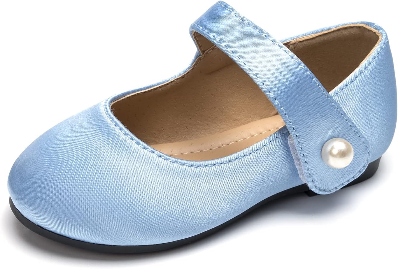 FUNKYMONKEY Toddler/Little Girl Mary Jane Dress Shoes Casual Slip on Ballet Flat...