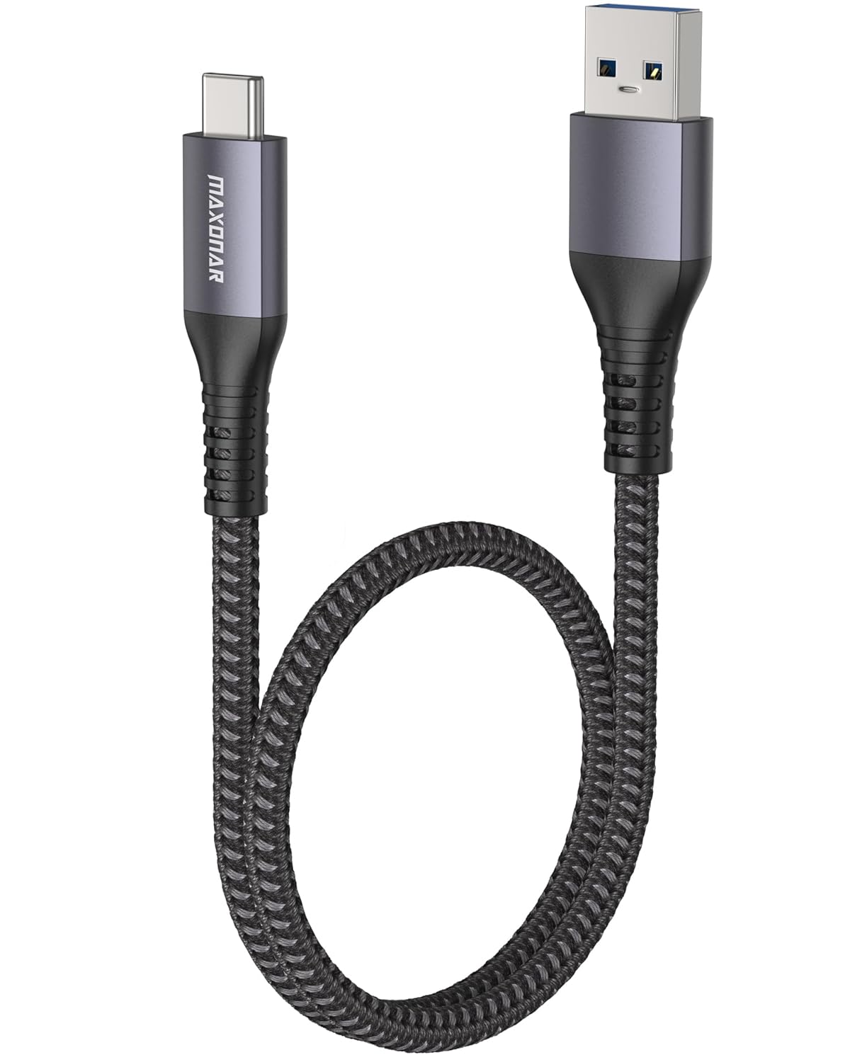 Maxonar USB C Cable Short 50cm/0.5M 1Pack 10Gbps Data USB3.2 Gen2 Type C Android...