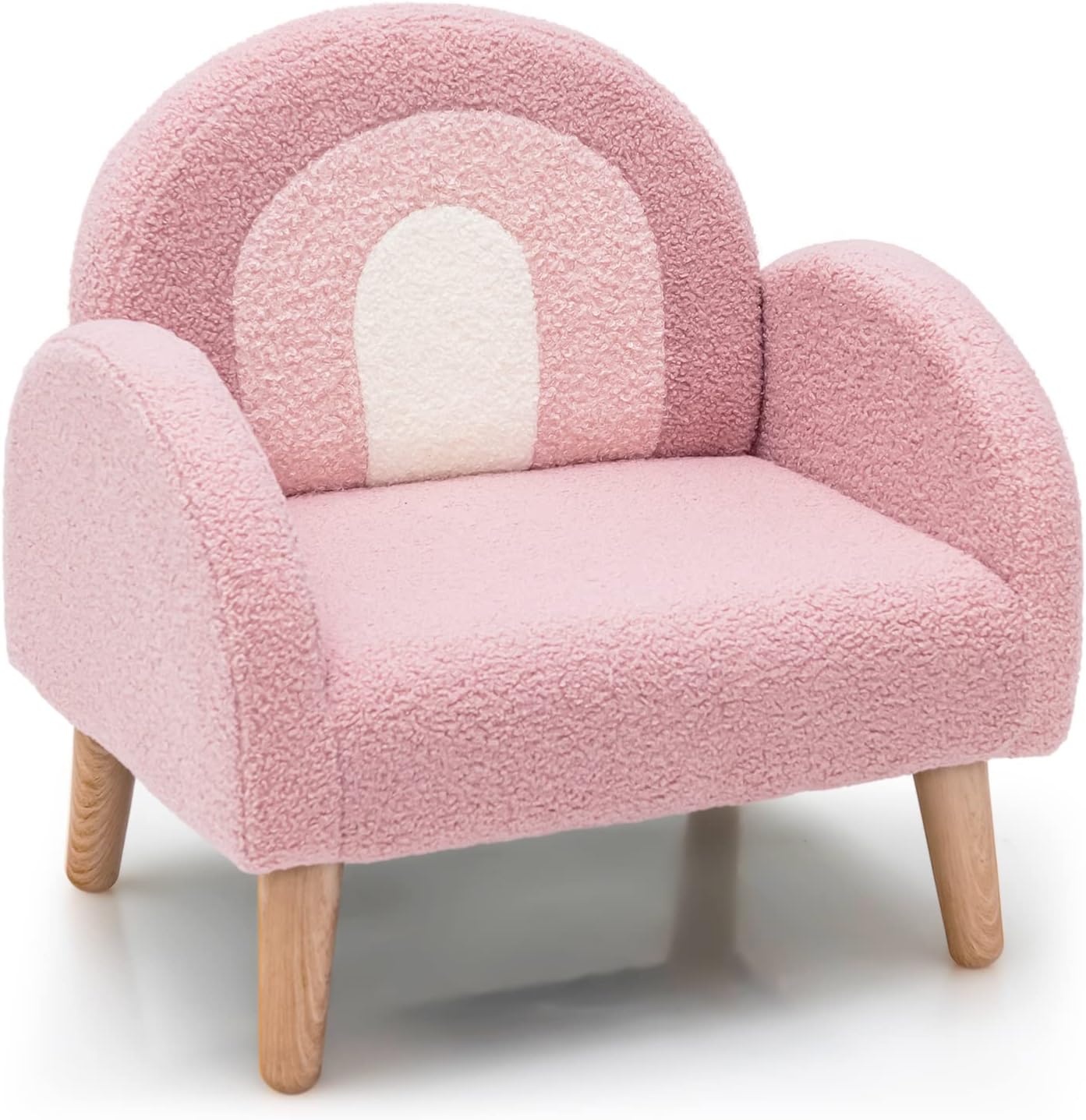 INFANS Kids Sofa, Special Toddler Armchair with Solid Wooden Frame, Innovative A...