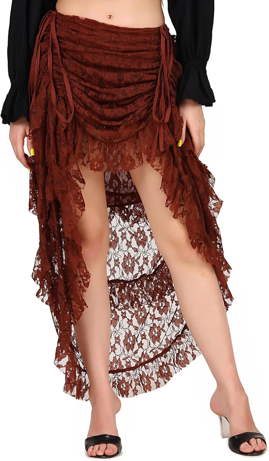 ThePirateDressing Steampunk Victorian Cosplay Costume Womens High-Low Show Girl...