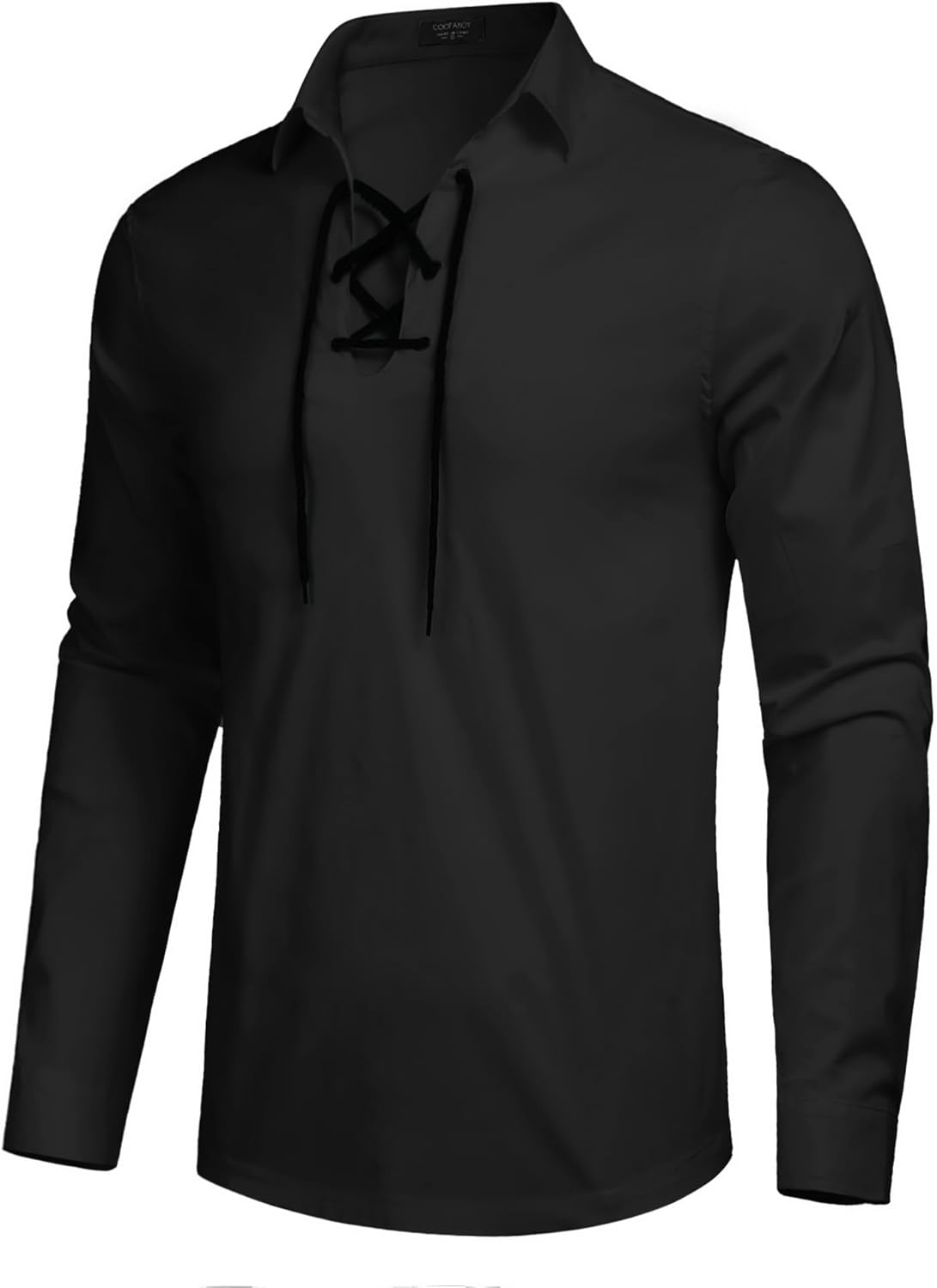 COOFANDY Mens Shirt, Special Jacobite Ghillie Kilt, Unique Medieval Renaissance...