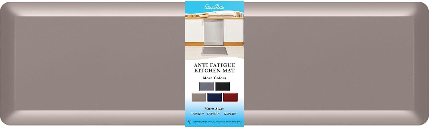 4/5 Inch Thick Kitchen Mat Anti Fatigue Mat Kitchen Rugs Kitchen Decor Non-Slip,...