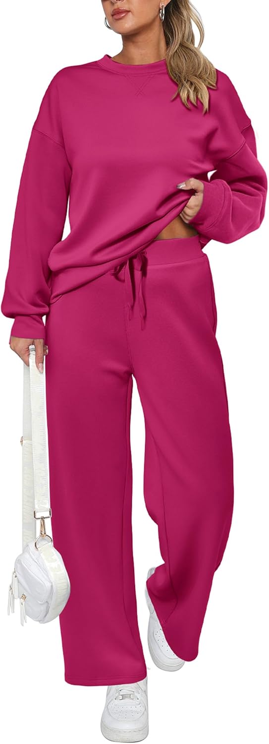 PRETTYGARDEN Women's 2 Piece Outfits, High-Quality Winter Long Sleeve Pullover T...