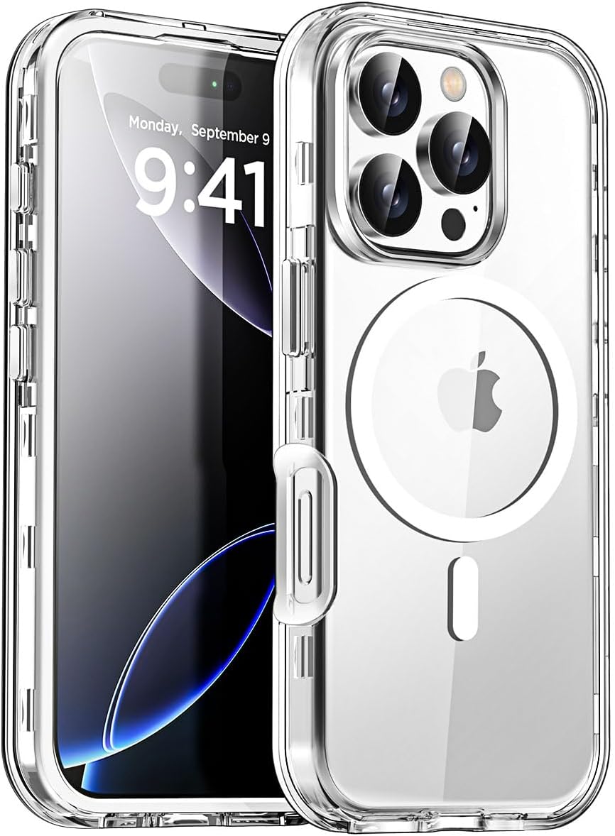 AICase for iPhone 16 Pro, Special Clear Case Compatible with MagSafe, High-Quali...