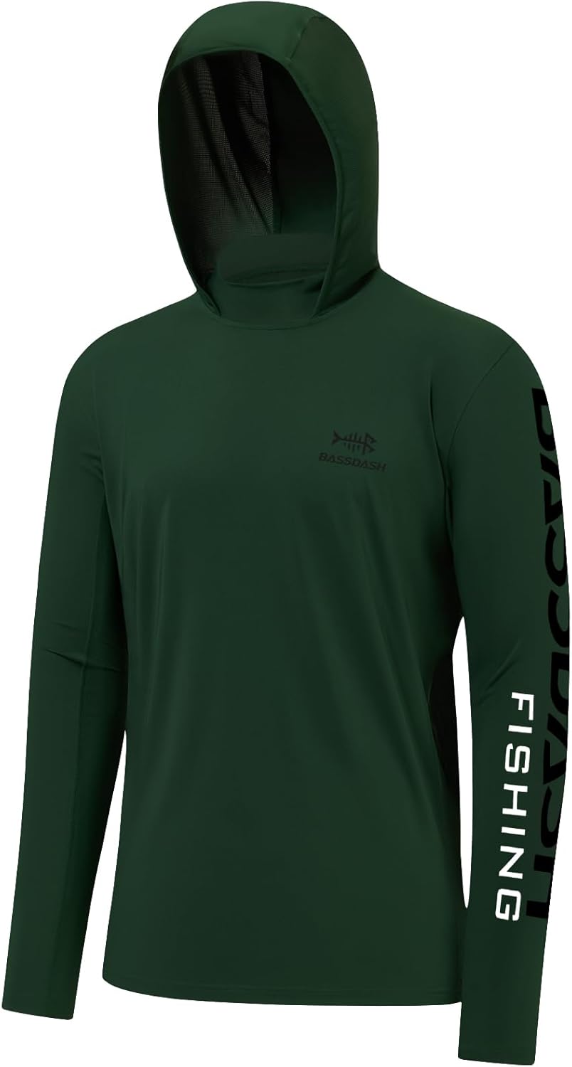 BASSDASH UPF 50, Special Men's UV Sun Protection Long Sleeve Performance Fishing...