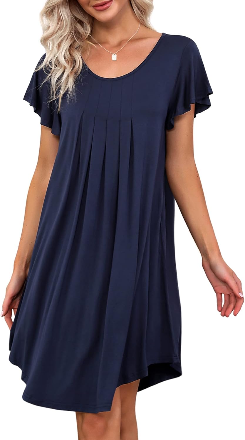 Ekouaer Womens Nightgown, High-Quality Soft Sleepwear for Ultimate Comfort, Spec...