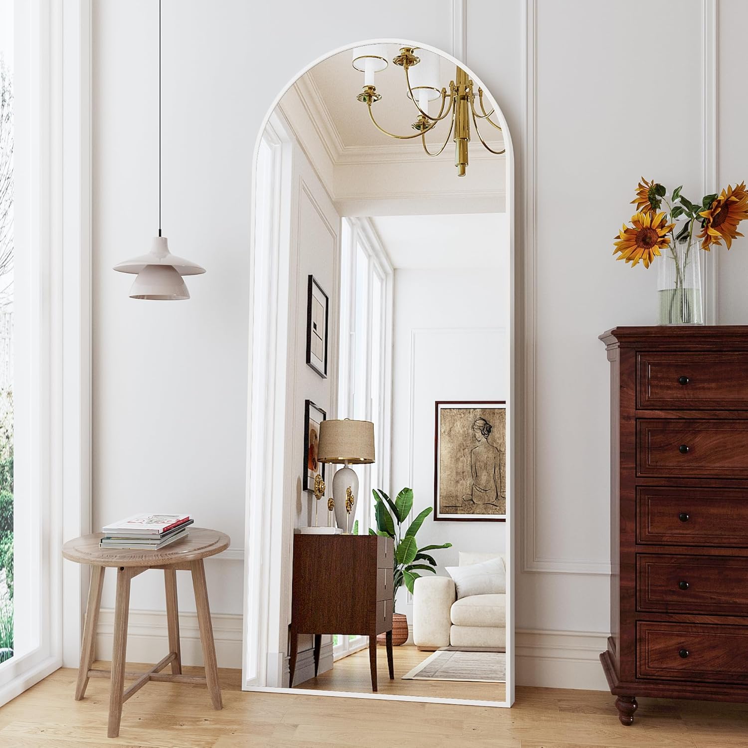 Full Length Mirror, Special 70"x26" Mirror Full Length, Innovative Floor Standin...