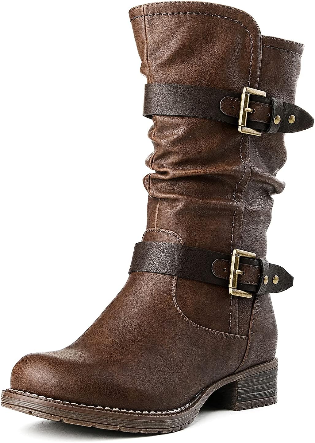 GLOBALWIN Women's Mid Calf Boots, Special Comfortable Fashion Dress Boots, Affor...