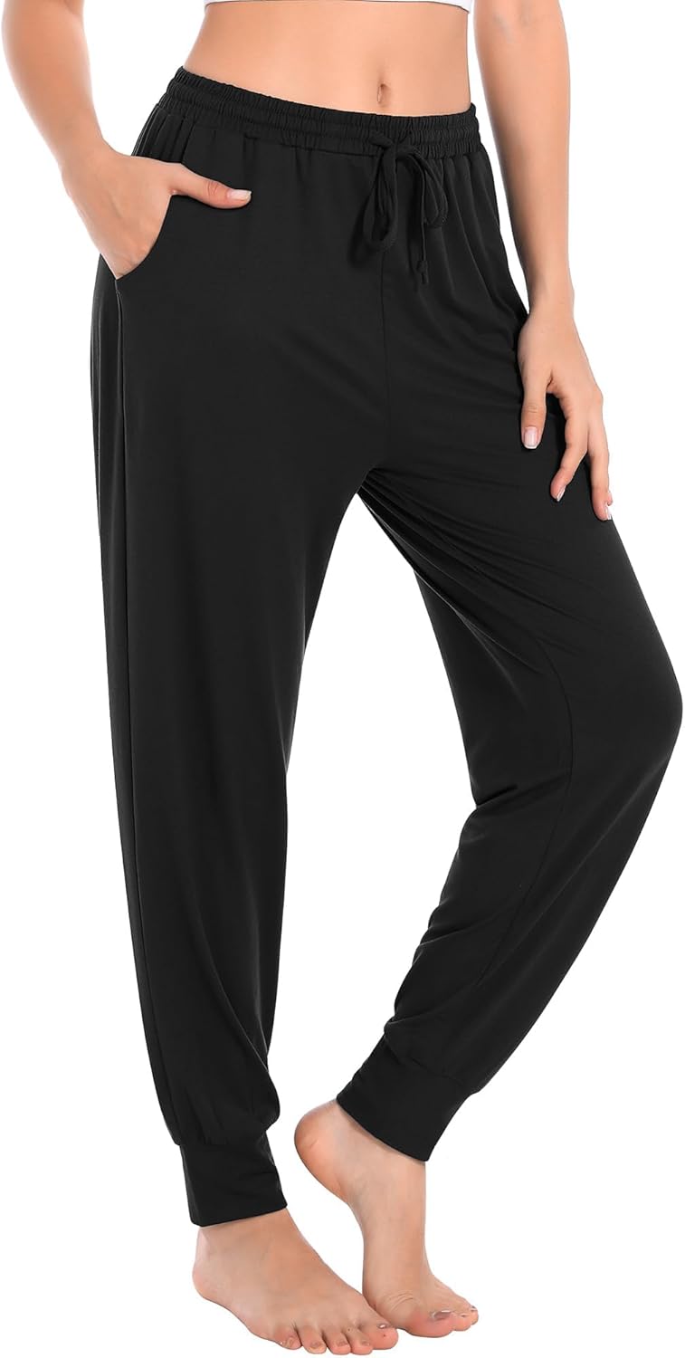 Envlon Womens Yoga Sweatpants Loose Lightweight Workout Joggers Pants Drawstring...