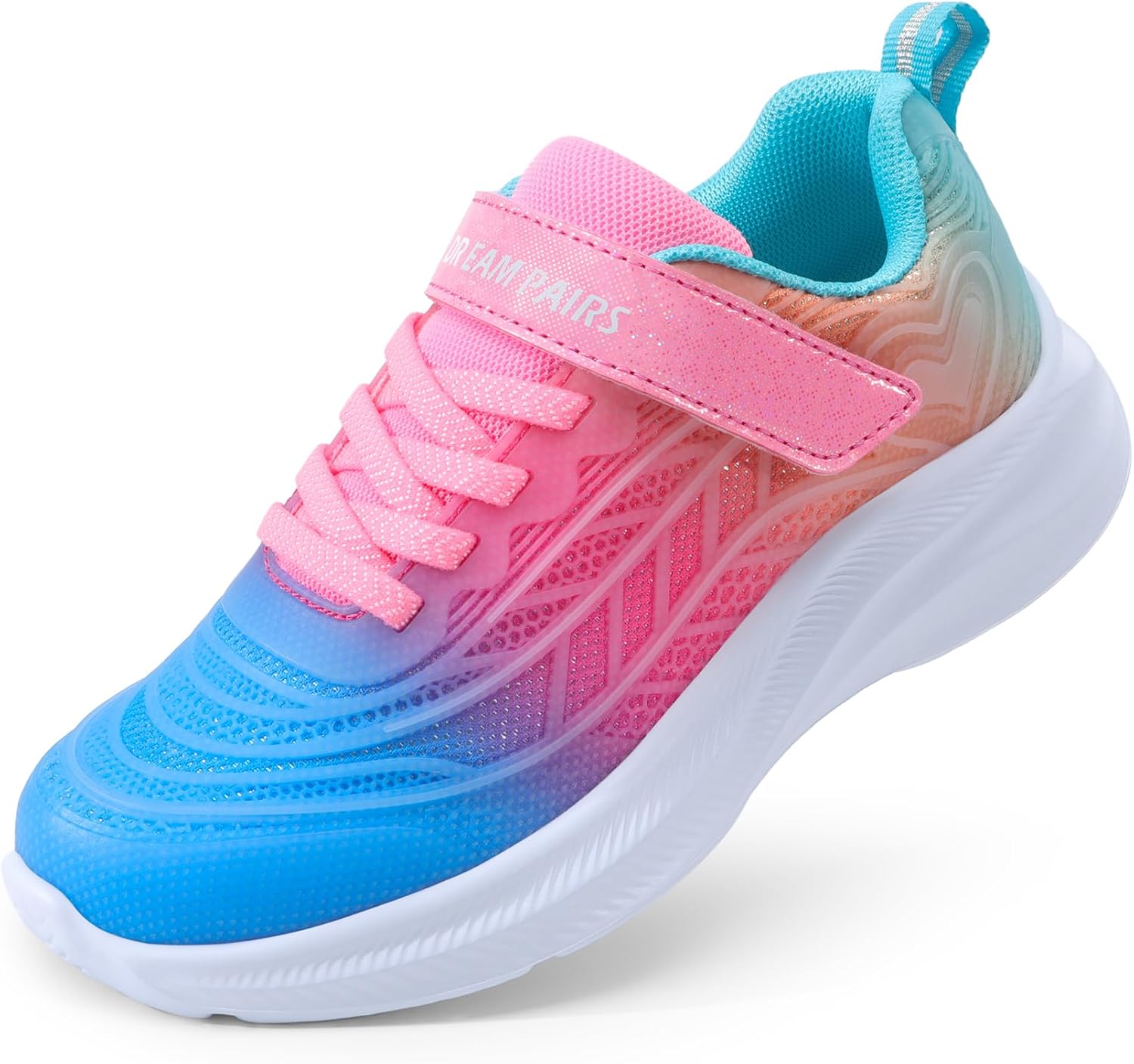 DREAM PAIRS Girls Shoes, High-Quality Kids Tennis Shoes with Sparkle, Affordable...