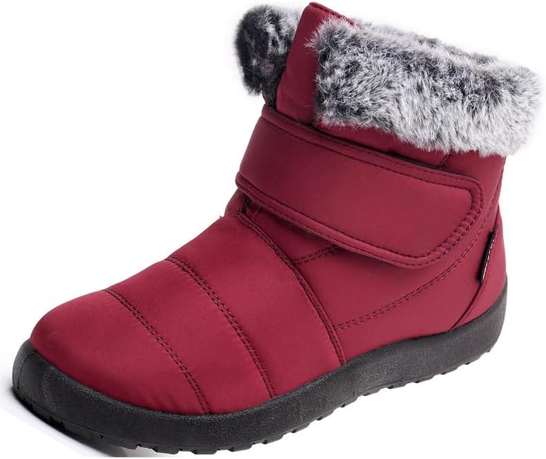 Bravover Women Snow Boots Winter Boots For Women Ladies Warm Shoes Fur Lined Win...