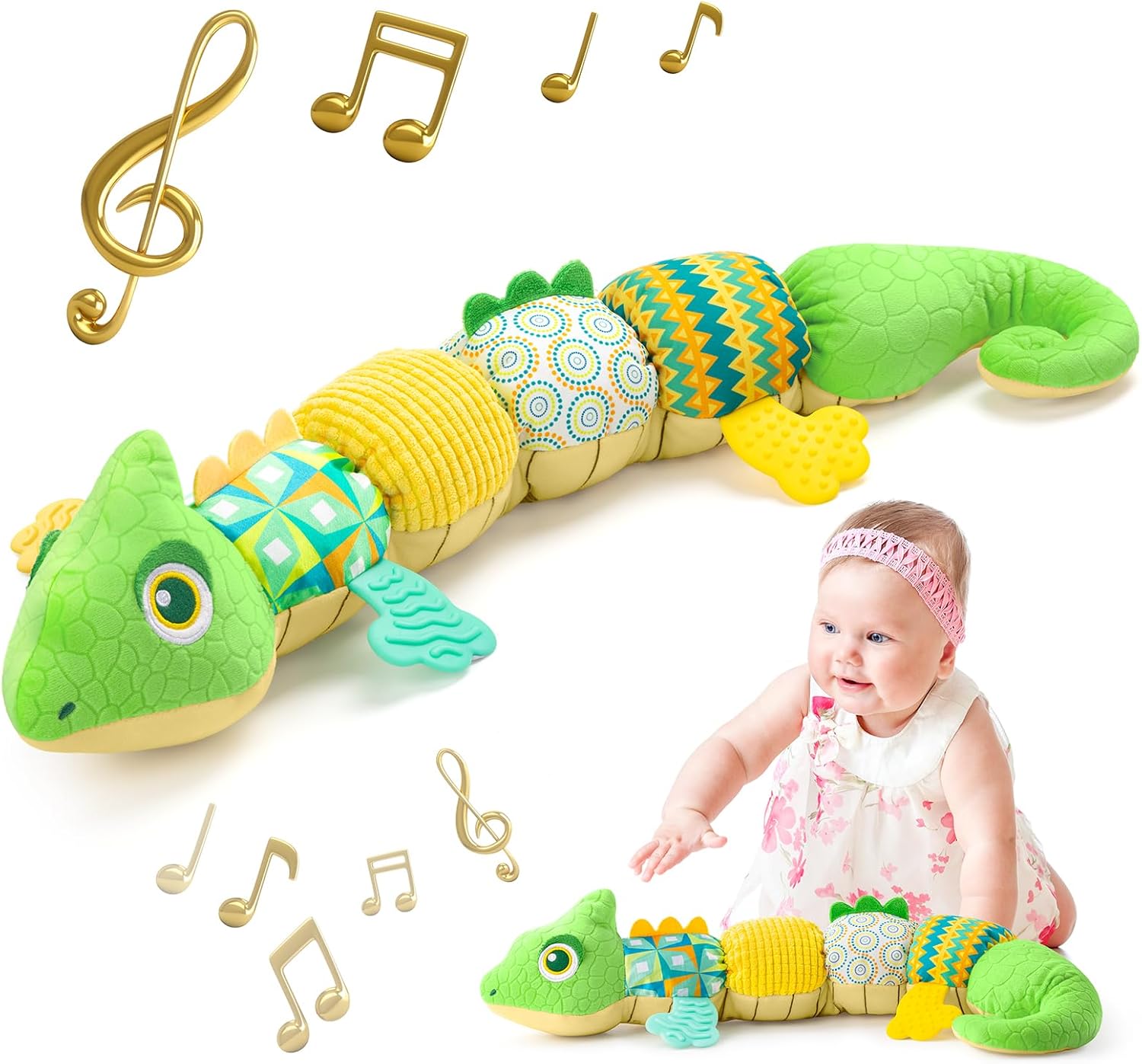 Sumobaby Infant Baby Musical Stuffed Animal Toys, Special Multi Sensory Toys wit...