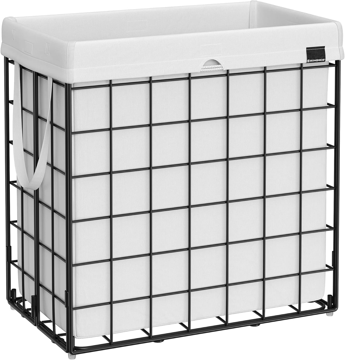 SONGMICS Laundry Hamper, Special Laundry Basket for 29 Gal. (110L), Innovative C...
