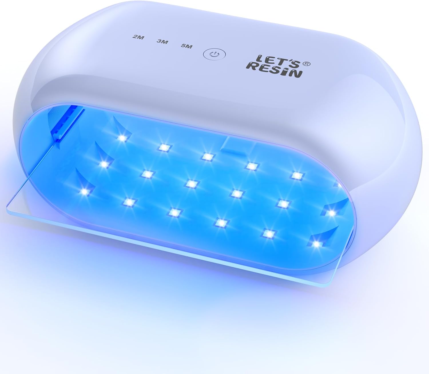 LET'S RESIN Two-Sided UV Resin Lamp, Longer time Setting(2m,3m,5m) UV Resin Ligh...