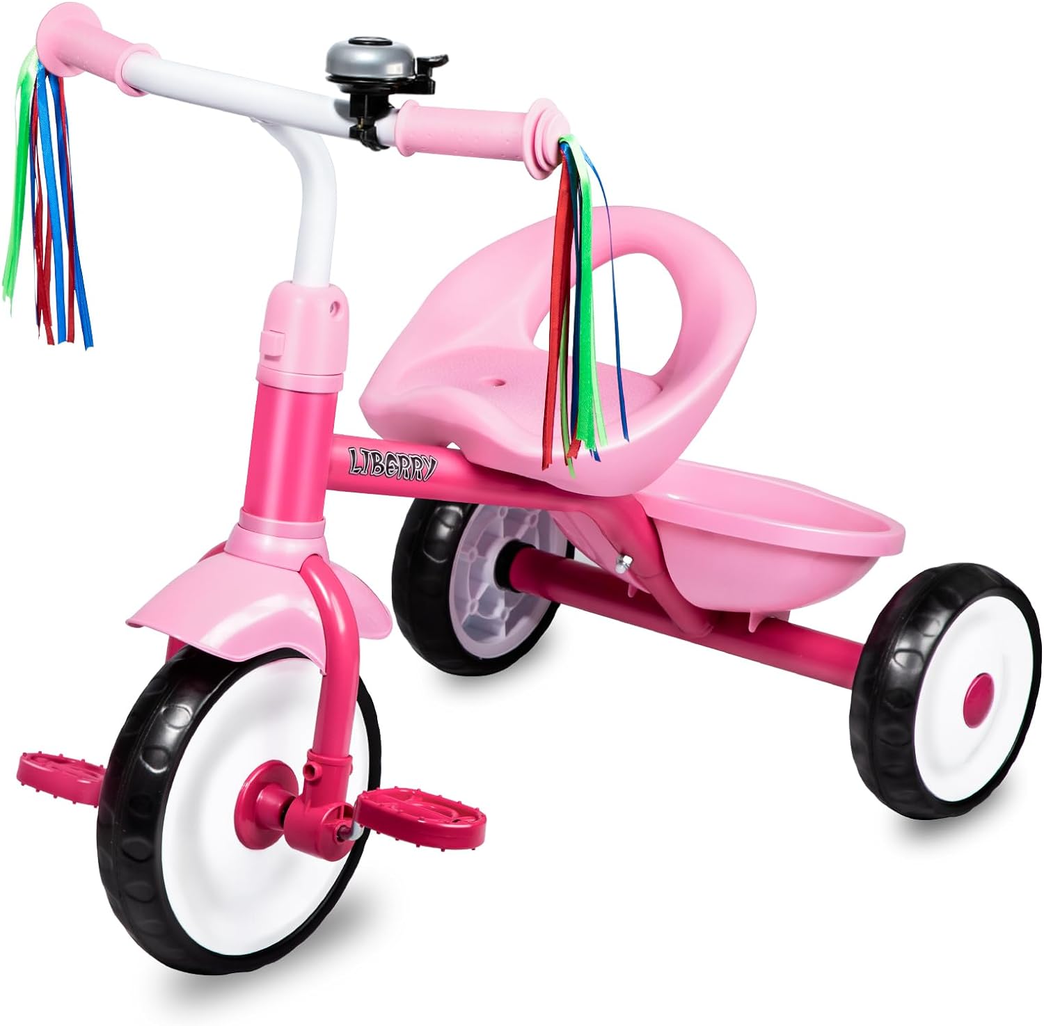 Liberry Toddler Tricycle Age 2 3 4 Years Old, Kids Trike with Bell, Back Basket...