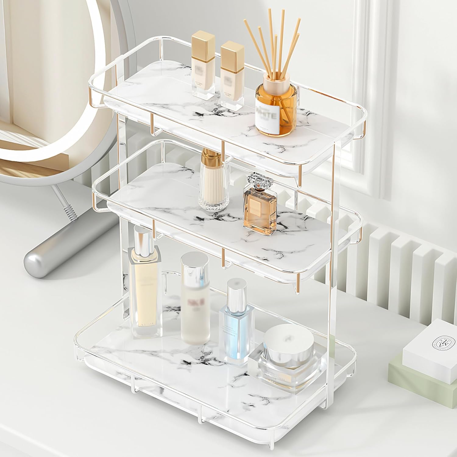 Bathroom Organizer Countertop, Special Perfume Organizer, Innovative Makeup Orga...