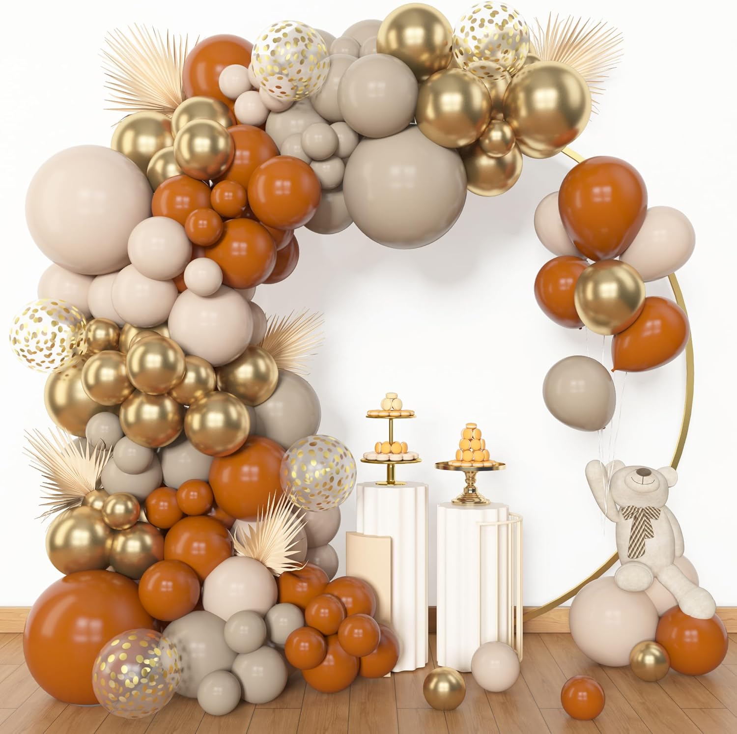 Amandir 153pcs Balloon Garland Arch Kit, Special Balloon Decoration for Baby Sho...