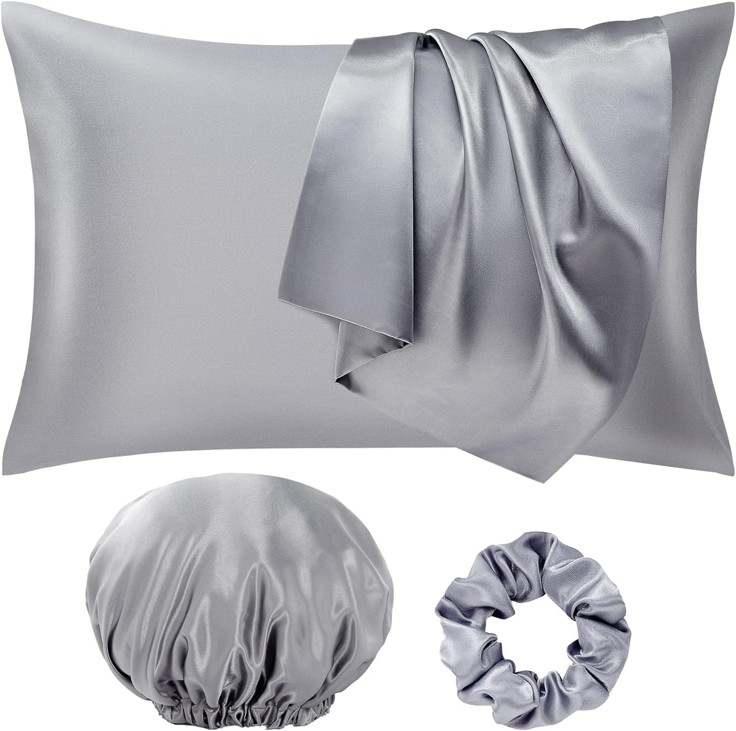 Seiwohl Satin Pillowcase Soft as Silk Pillowcases...