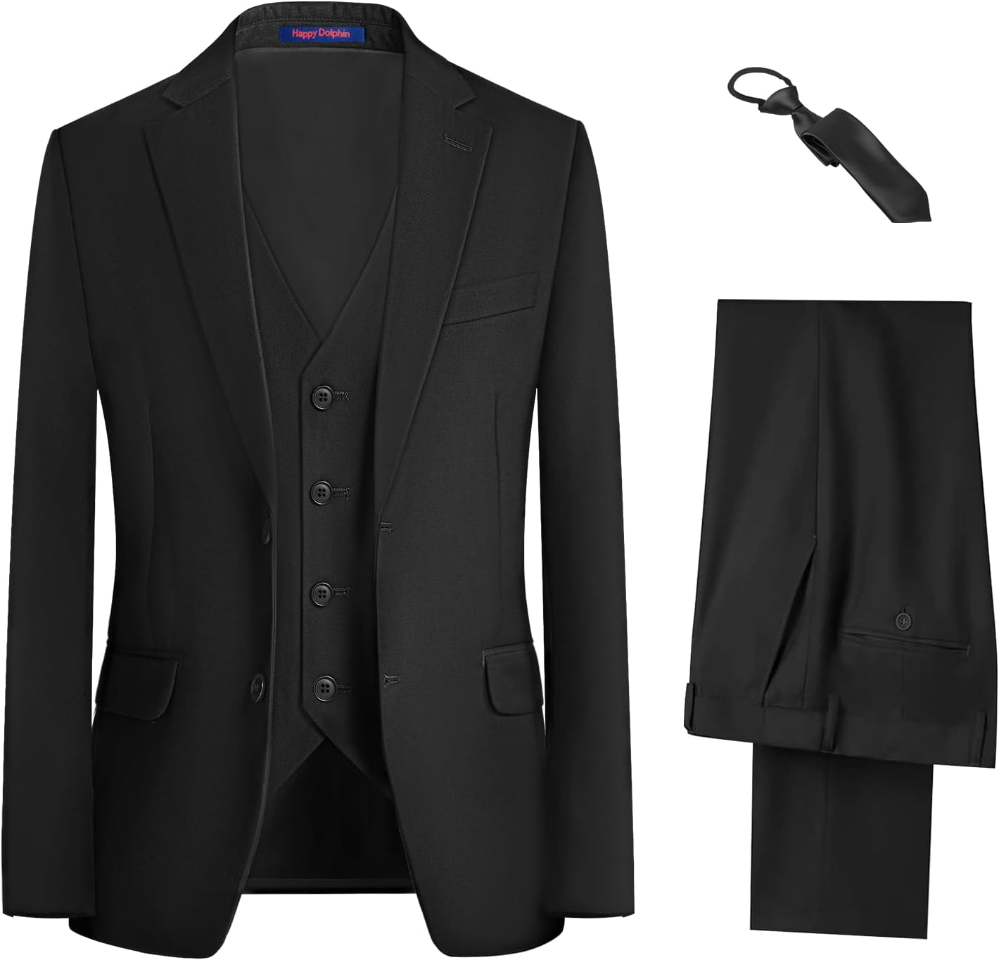 Happy Dolphin Formal Boys Suit Set Kids Suits Boys' Wedding Outfit Communion Sui...
