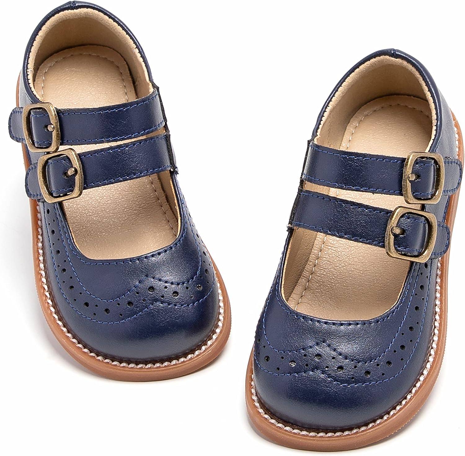 GINFIVE Toddler Little Girls Mary Janes Flats, Special Girls Dress Shoes, Afford...