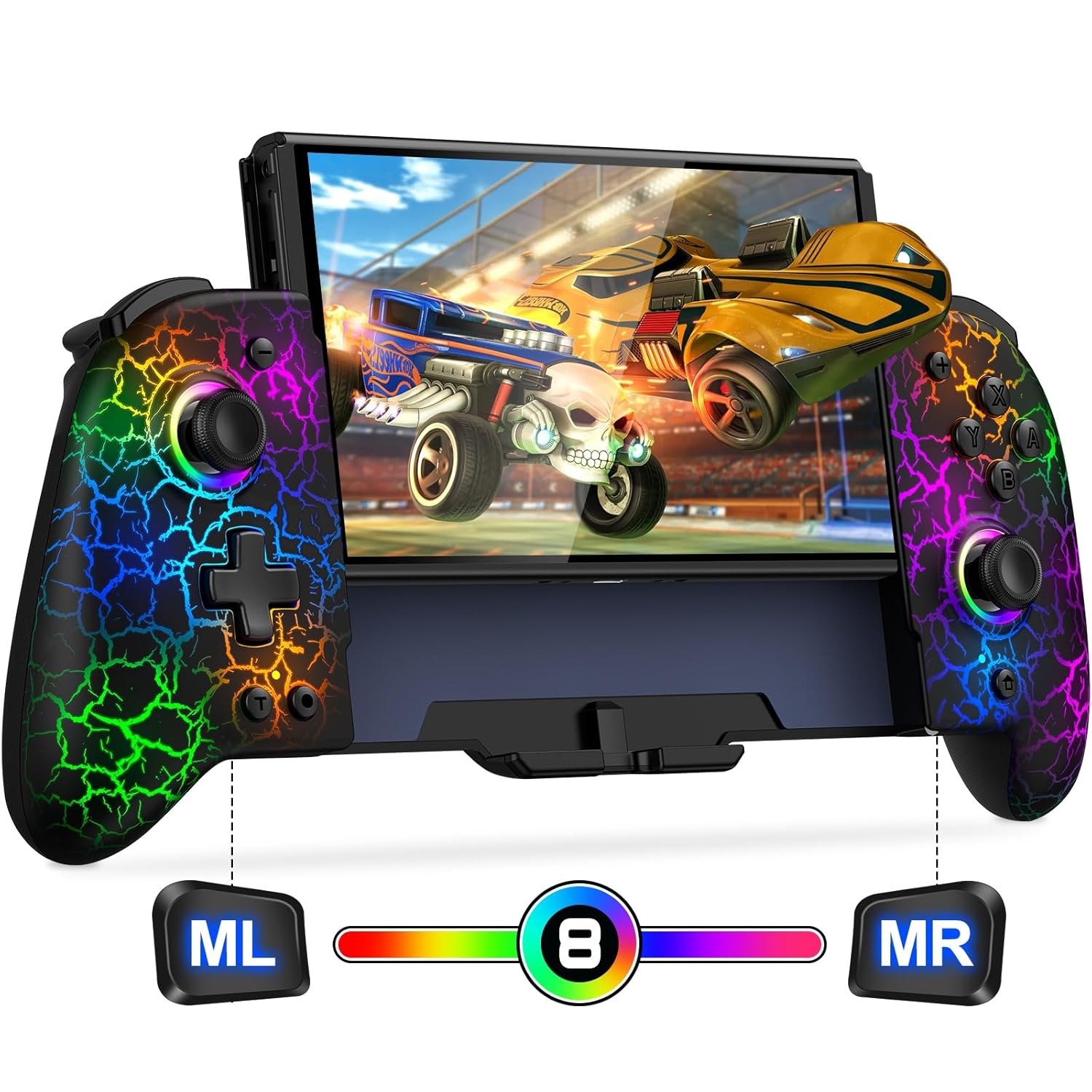 Switch Controller for Nintendo Switch/OLED, (No Drift, No Deadzone) Hall Effect...