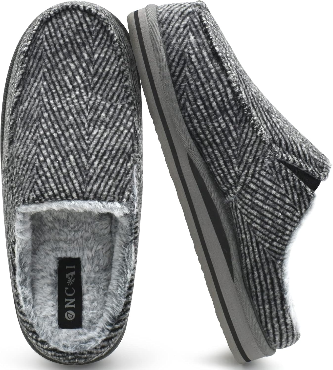 ONCAI Mens Clog Slippers, Special Slippers with Arch Support, Innovative Stripe...