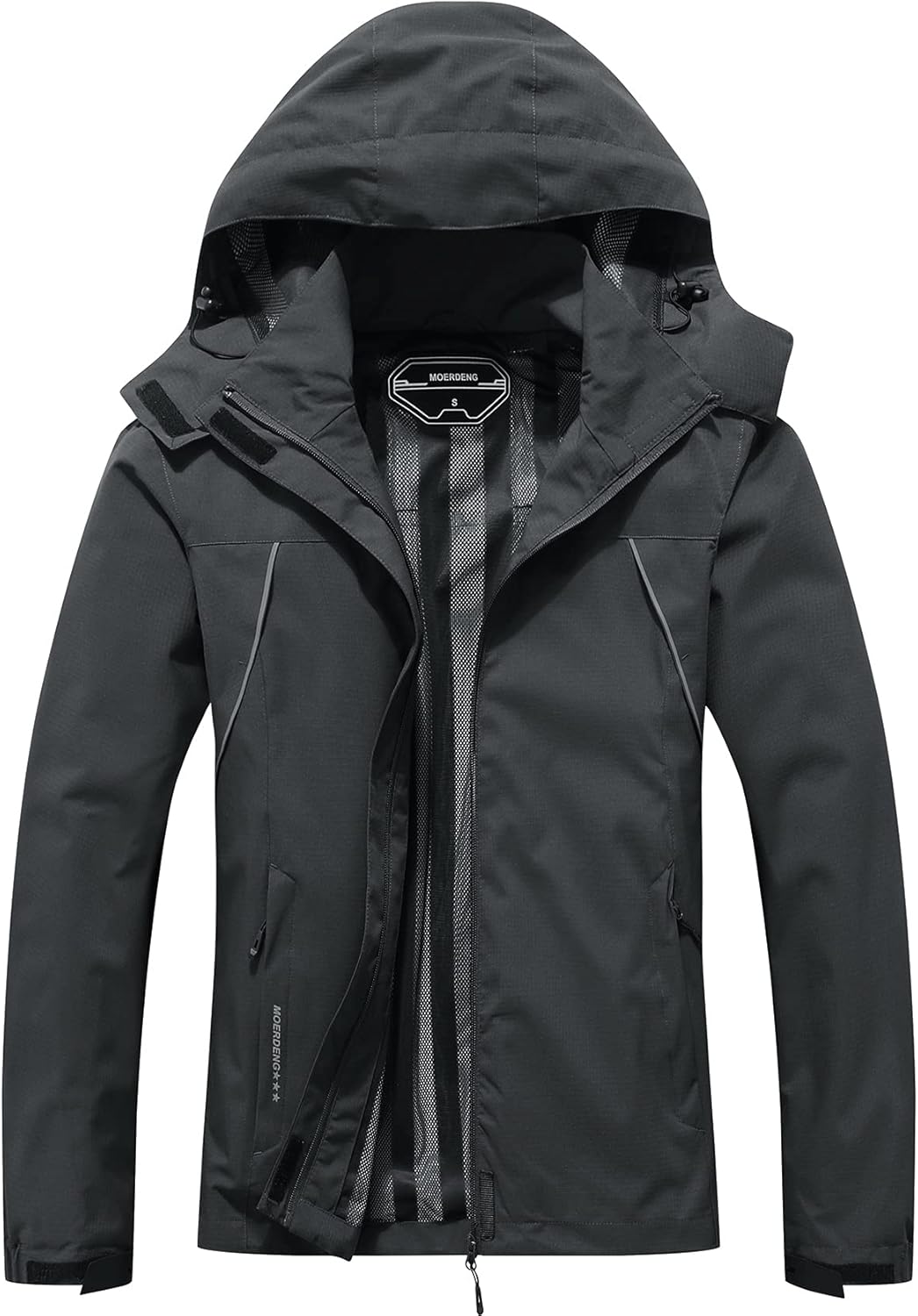 MOERDENG Women's Waterproof Rain Jacket, Special Lightweight Hooded Raincoat for...