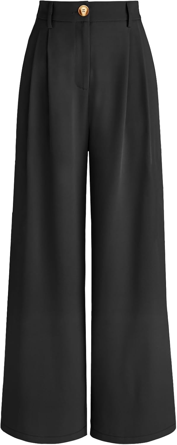 AUTOMET Wide Leg Dress Pants, Special High Waisted Pants for Women, Innovative L...