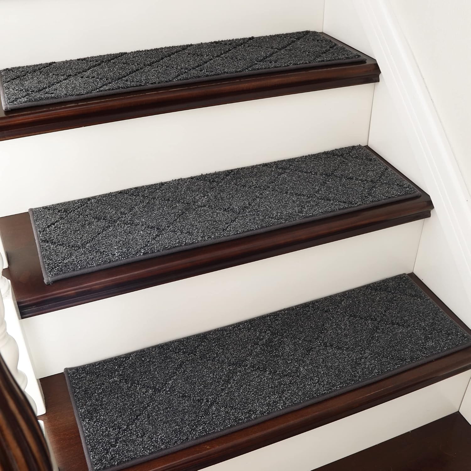 COSY HOMEER Edging Stair Treads, Special Non-Slip Carpet Mat for Indoor Wooden S...