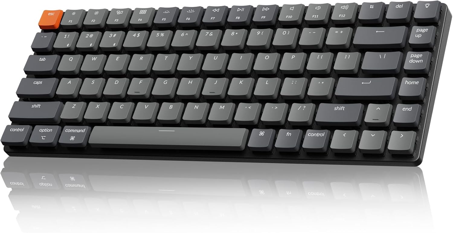 Keychron K3 Version 2, Special Mechanical Keyboard with 84 Keys Ultra-Slim Desig...
