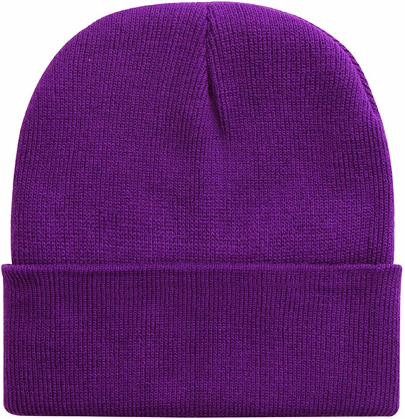 ZOORON 1&2 Packs Beanie for Men Women Men's Beanie Hat Acrylic Knit Cuff Beanie...