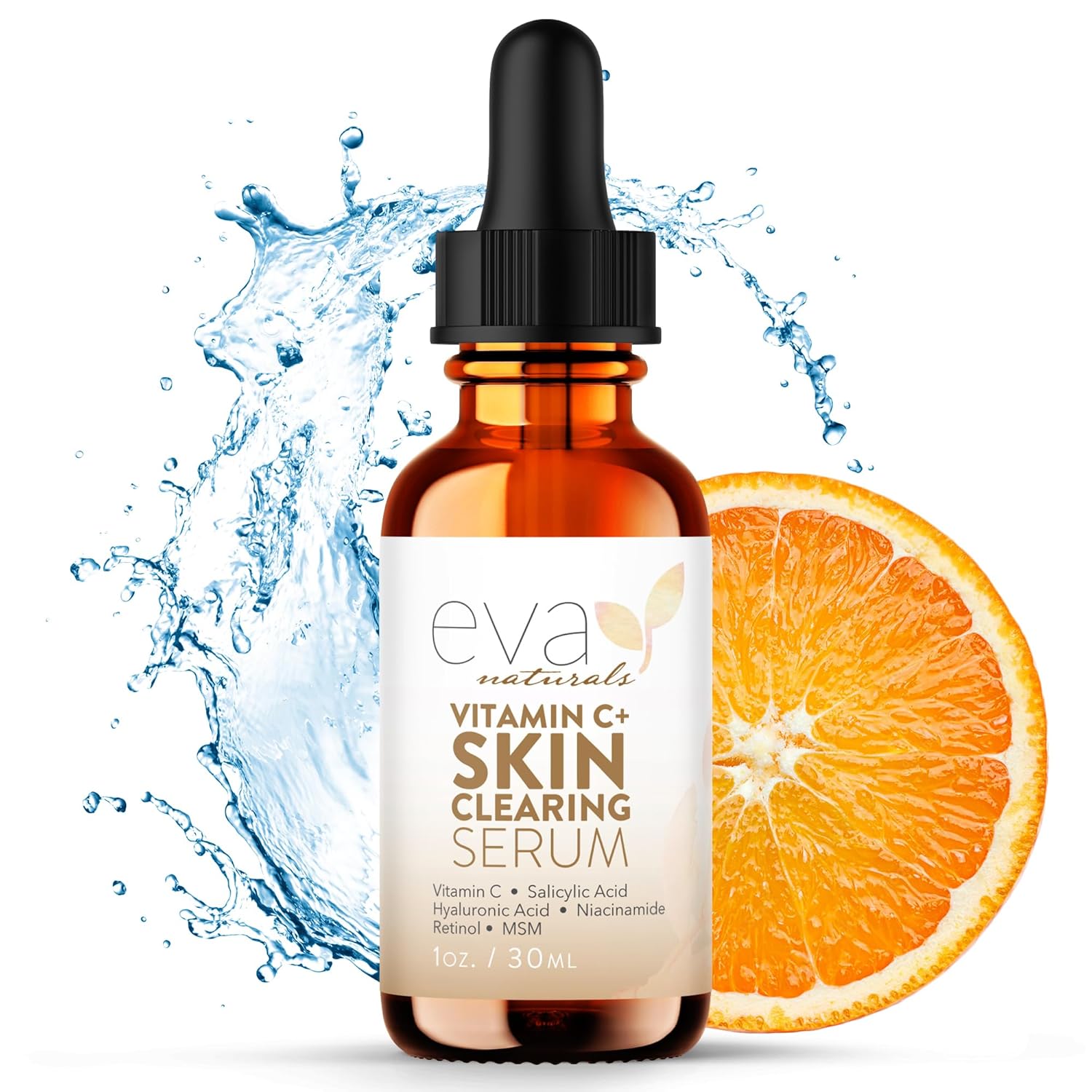 Vitamin C Serum for Face - Skin Clearing Serum with Salicylic Acid Retinol, Niac...