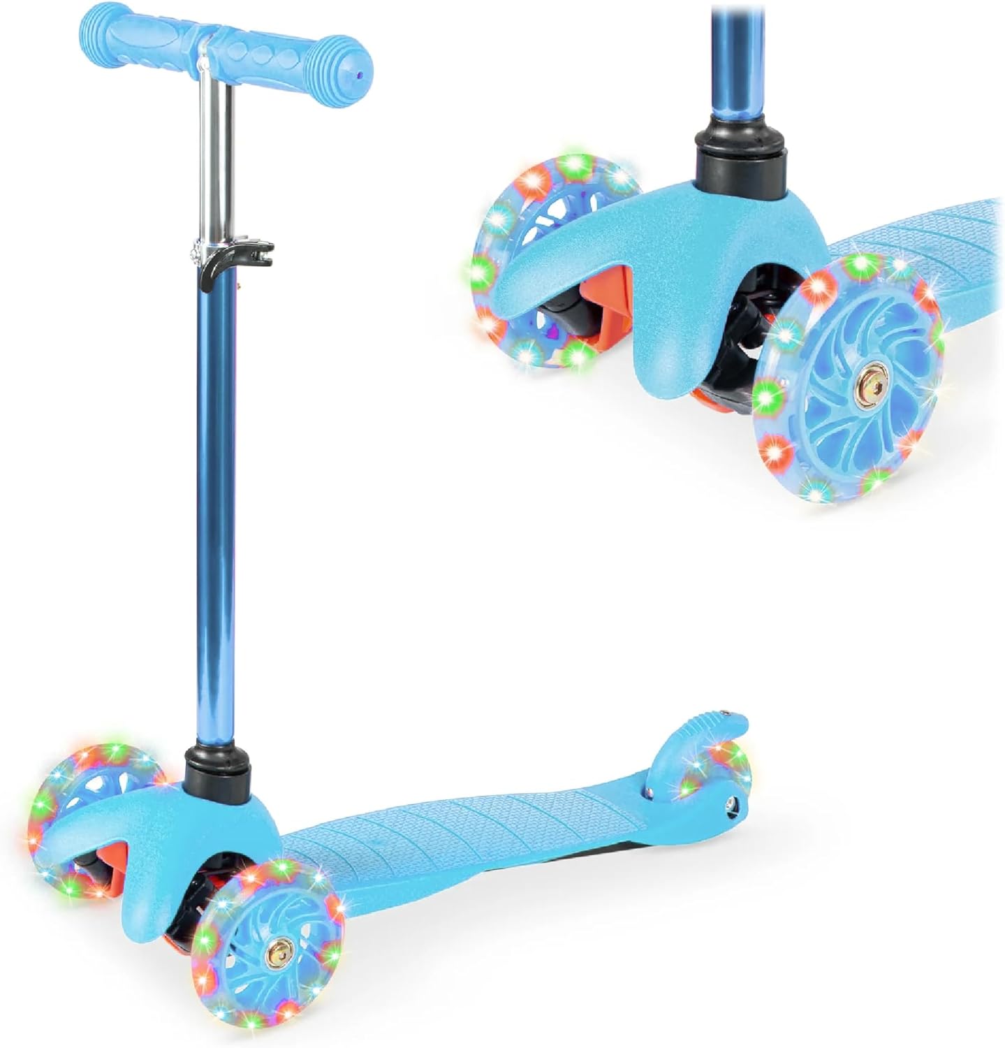 Choice Products Kids Mini Kick Scooter, Special Toy with Light-Up Wheels, Innova...