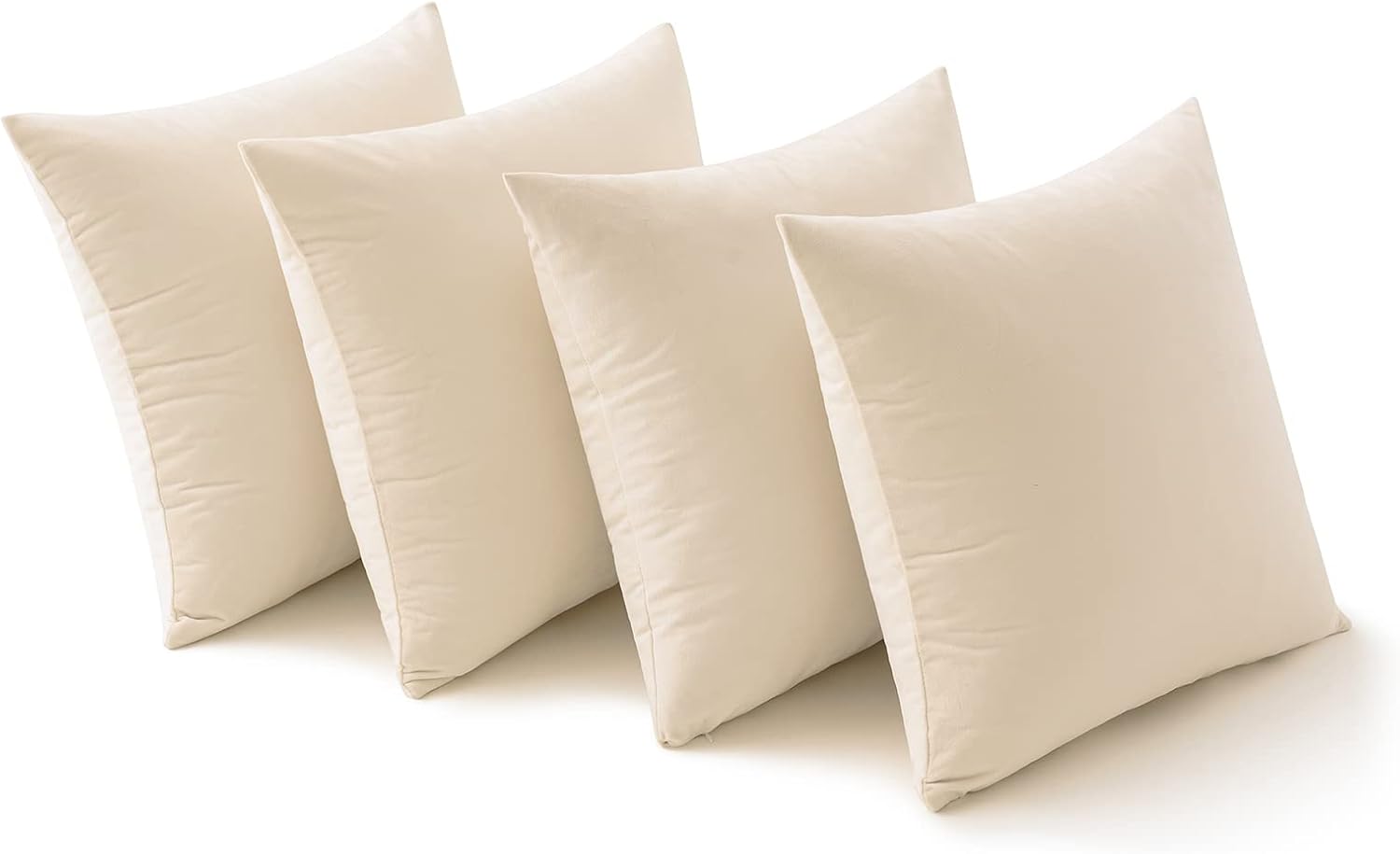 MIULEE Pack of 4 Velvet Cushion Covers Soft Decorative Square Throw Pillowcases...