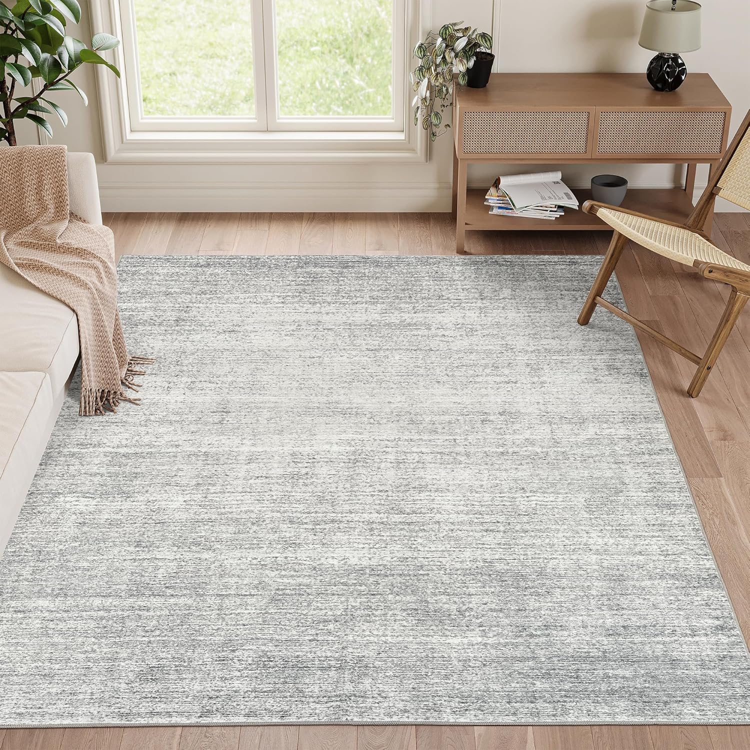 Valenrug Washable Rug - Stain Resistant Area Rugs for Living Room, Non Slip Back...