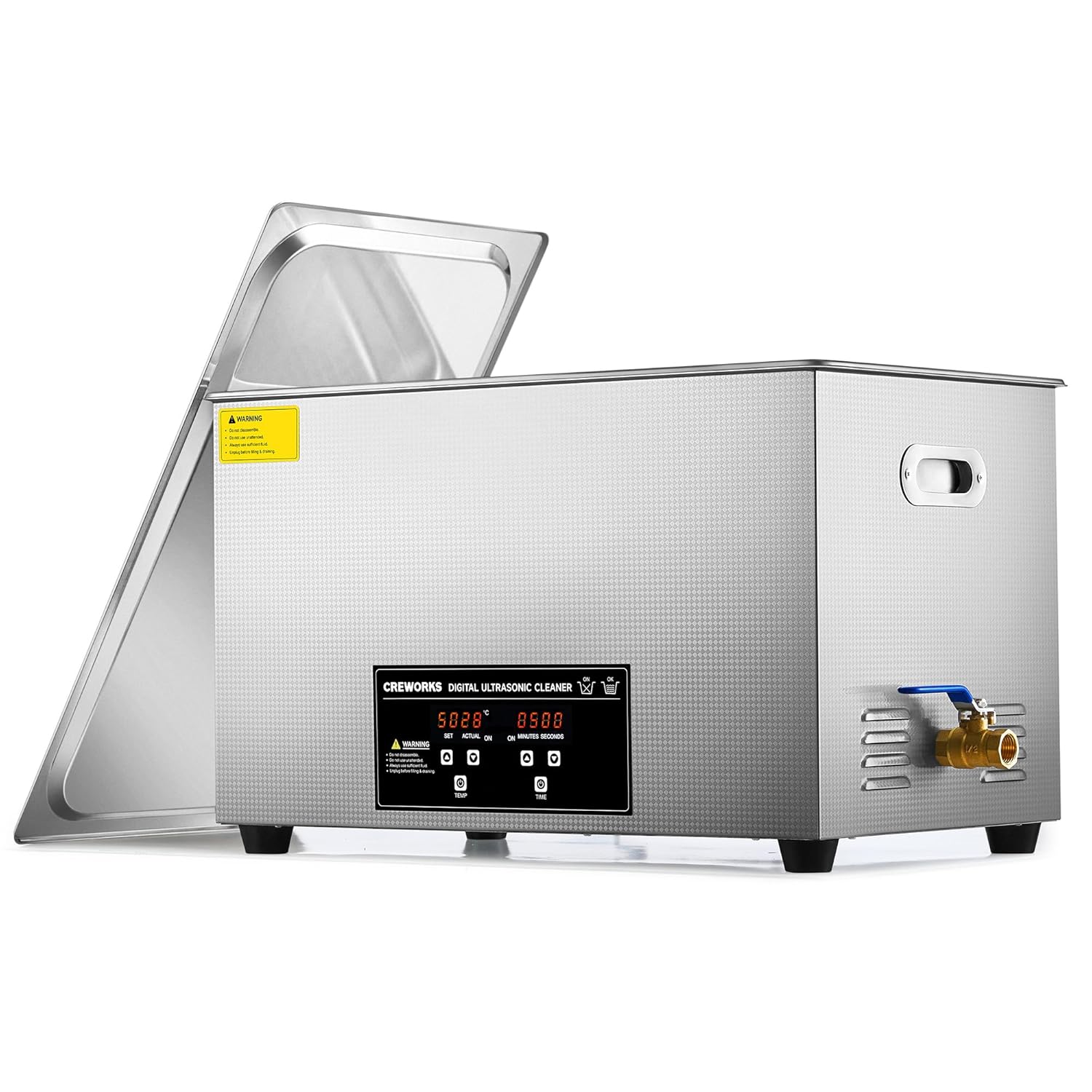 CREWORKS 30L Large Ultrasonic Cleaner, Professional Ultrasonic Cleaner for Indus...