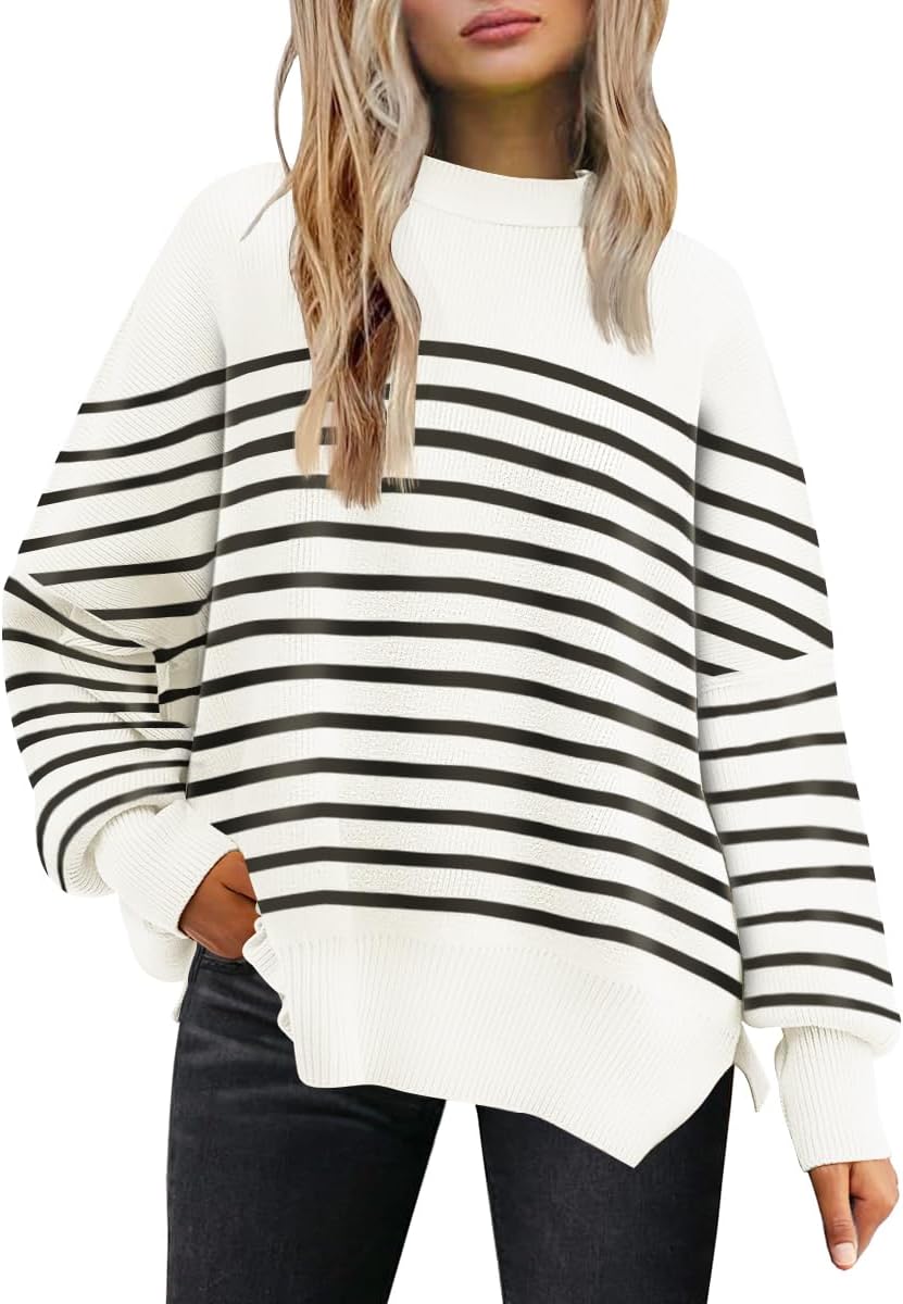 LILLUSORY Women's Oversized Sweater, Special Fall Fashion Outfits, Innovative Ba...