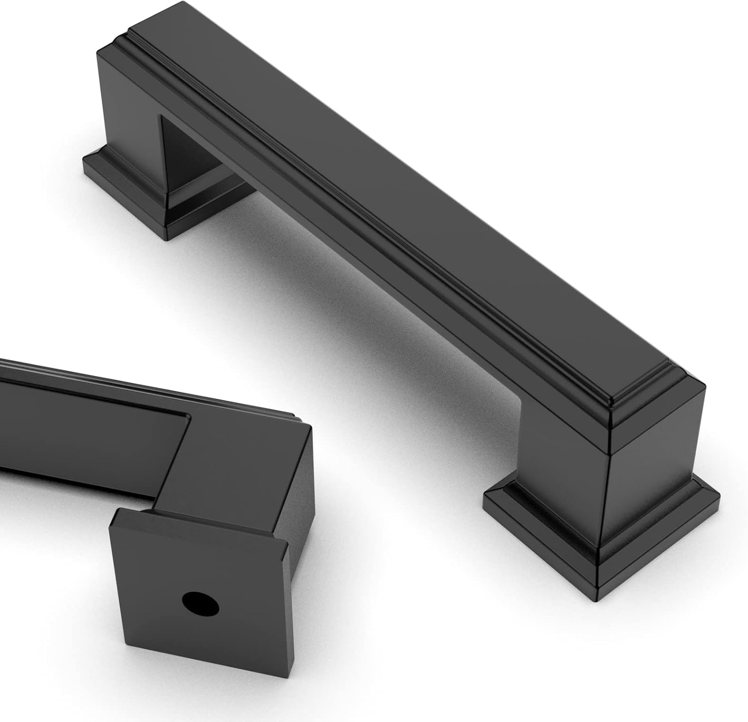 Asidrama 10 Pack 3 Inch(76mm) Matte Black Kitchen Cabinet Handles Cabinet Pulls...
