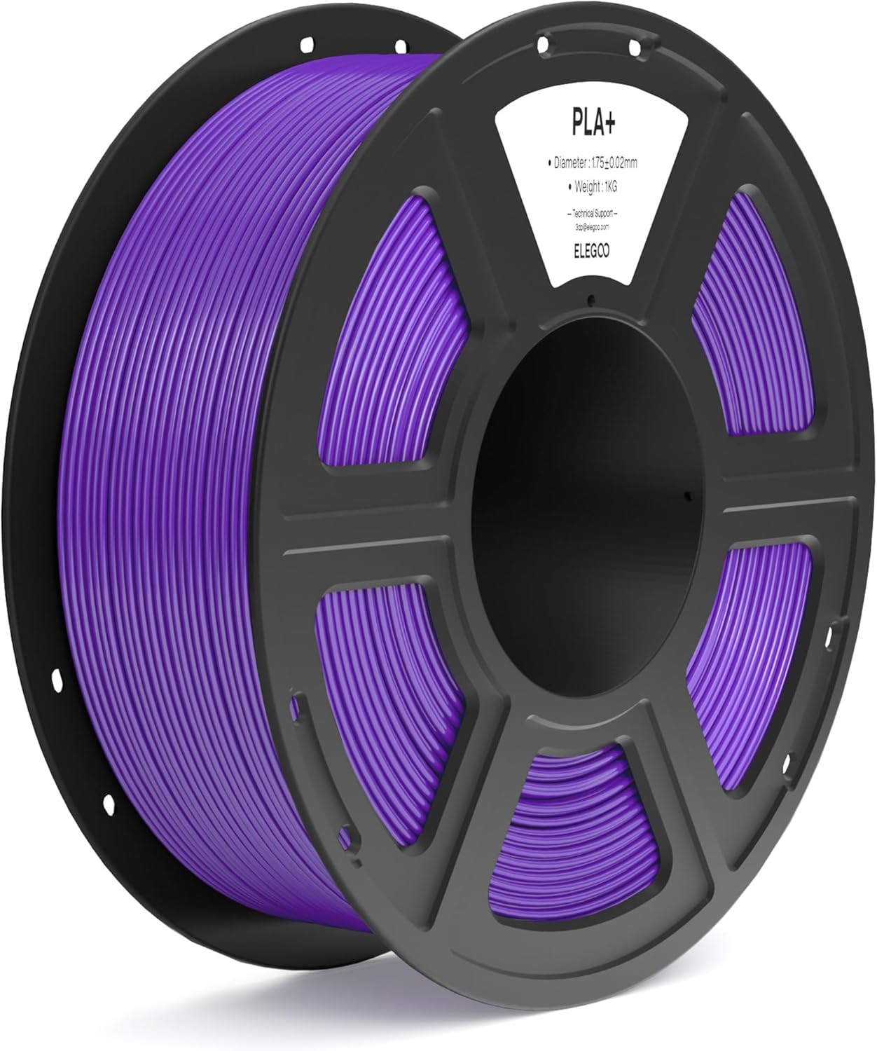 ELEGOO PLA Filament, High Toughness PLA Plus 3D Printer Filament for 1.75mm, Aff...