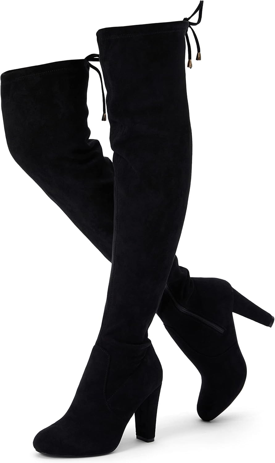 Vepose Women's 994, Special Fashion Suede 3.50 Inch Chunky Heel, Unique Over The...