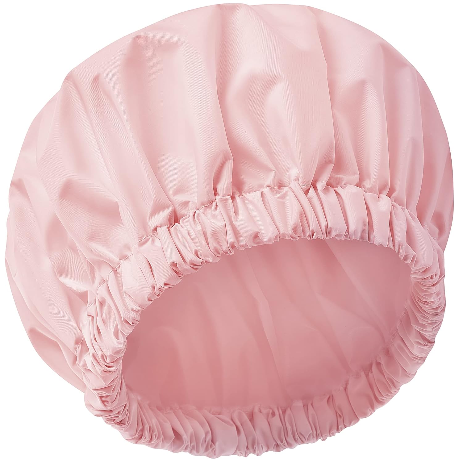 Reusable Shower Cap for Women, Large Waterproof Shower Bonnet Washable Elastic B...