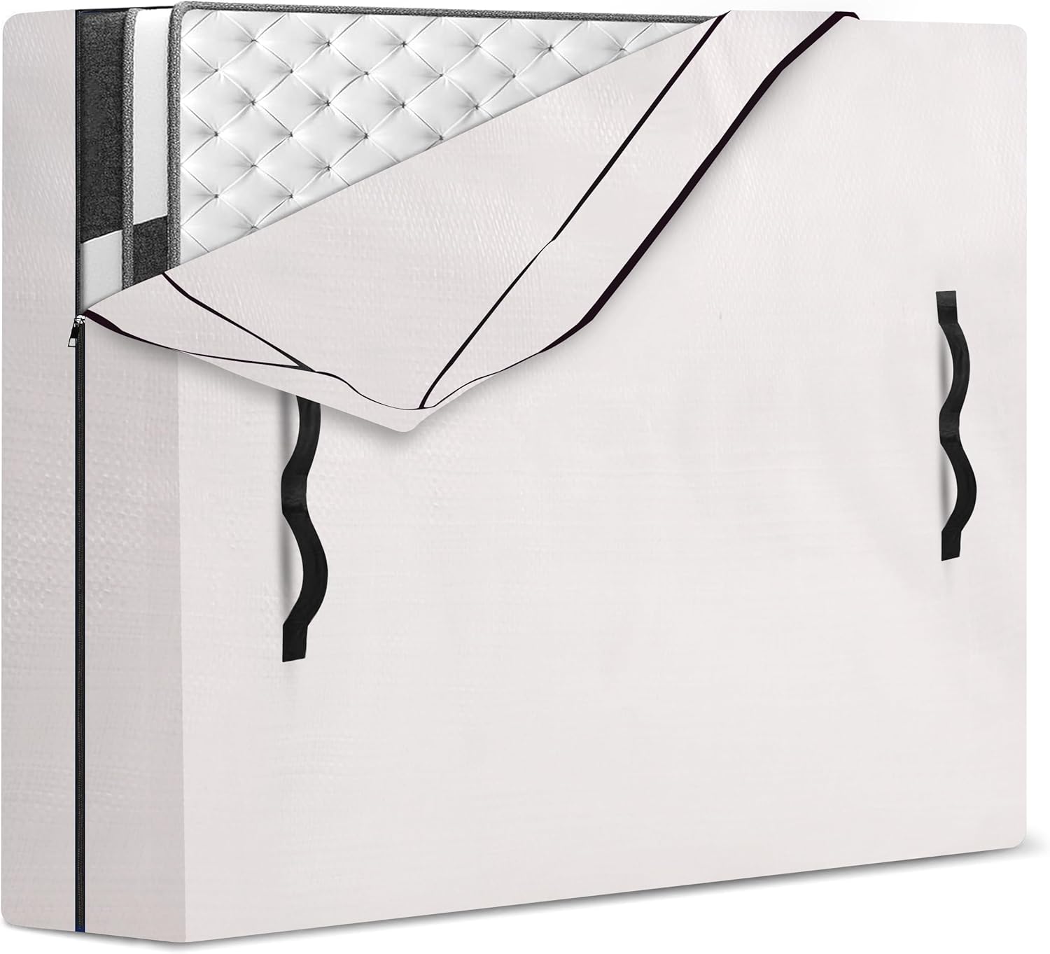 Mattress Bags for Moving and Storage with 8 Handles - Mattress Cover for Moving...