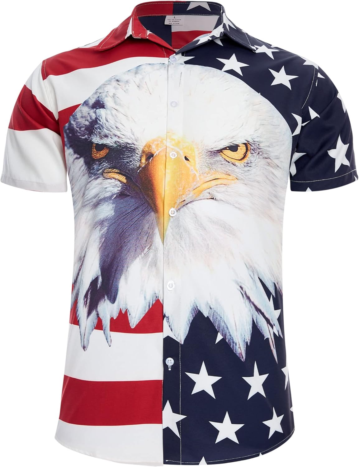 RAISEVERN Mens Hawaiian Shirts Short Sleeve Funny Ugly Casual Shirt, M-XXL XXL E...
