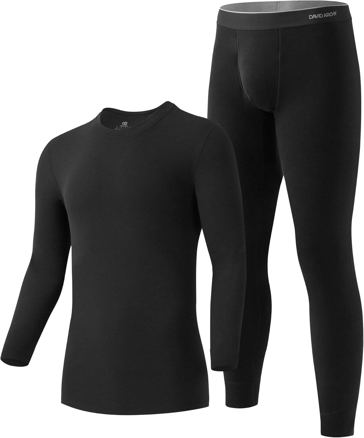 DAVID ARCHY Men’s Heavyweight Thermal Underwear, Special Winter Wear for Extreme...