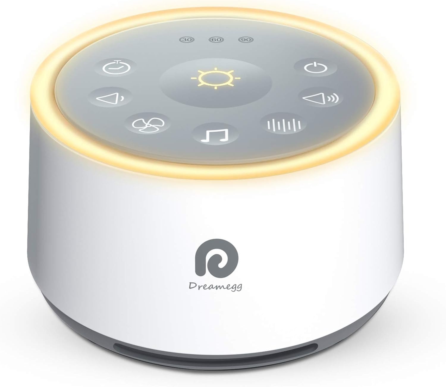 Dreamegg White Noise Machine, D1 Sleep Sound Machine with Night Light for Baby K...