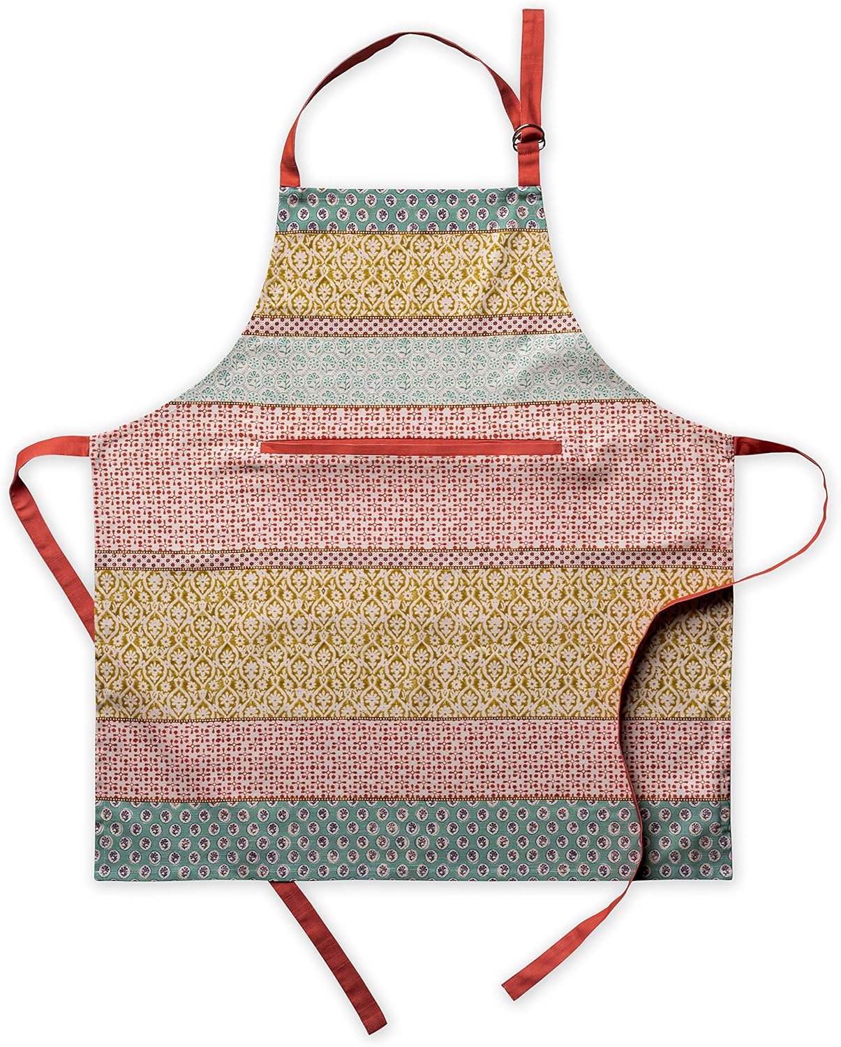 Maison d' Hermine 100% Cotton Kitchen Apron with an Adjustable Neck with Long Ti...